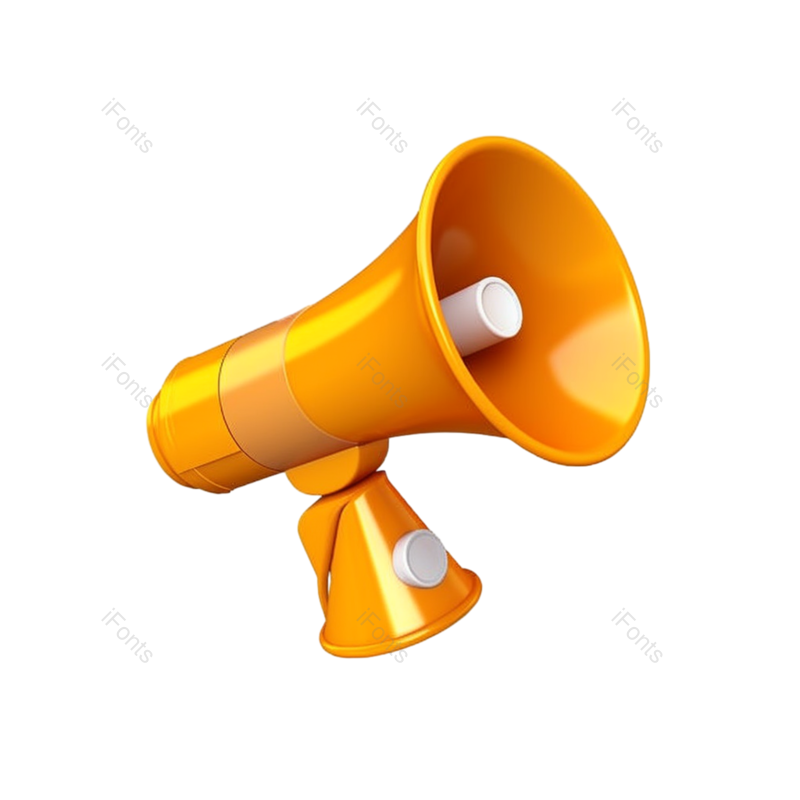 节日图片,商品元素,商务PNG,喇叭免抠素材